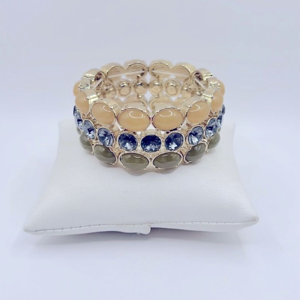Ann Taylor Rhinestone Stretch Bracelet